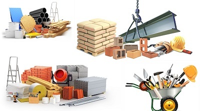 All types of building materials